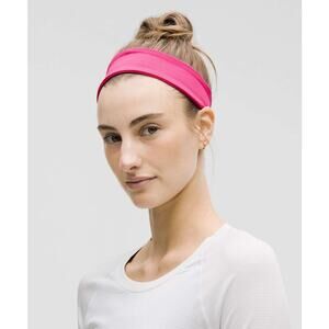 NWT Lululemon Womens Luxtreme Training Headband, Sonic Pink, W9FRQS